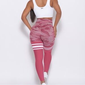 Bombshell Sportswear scrunch camouflage thigh-high leggings.
